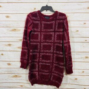 Romeo+Juliet Couture women's red long sleeve sweater dress size S